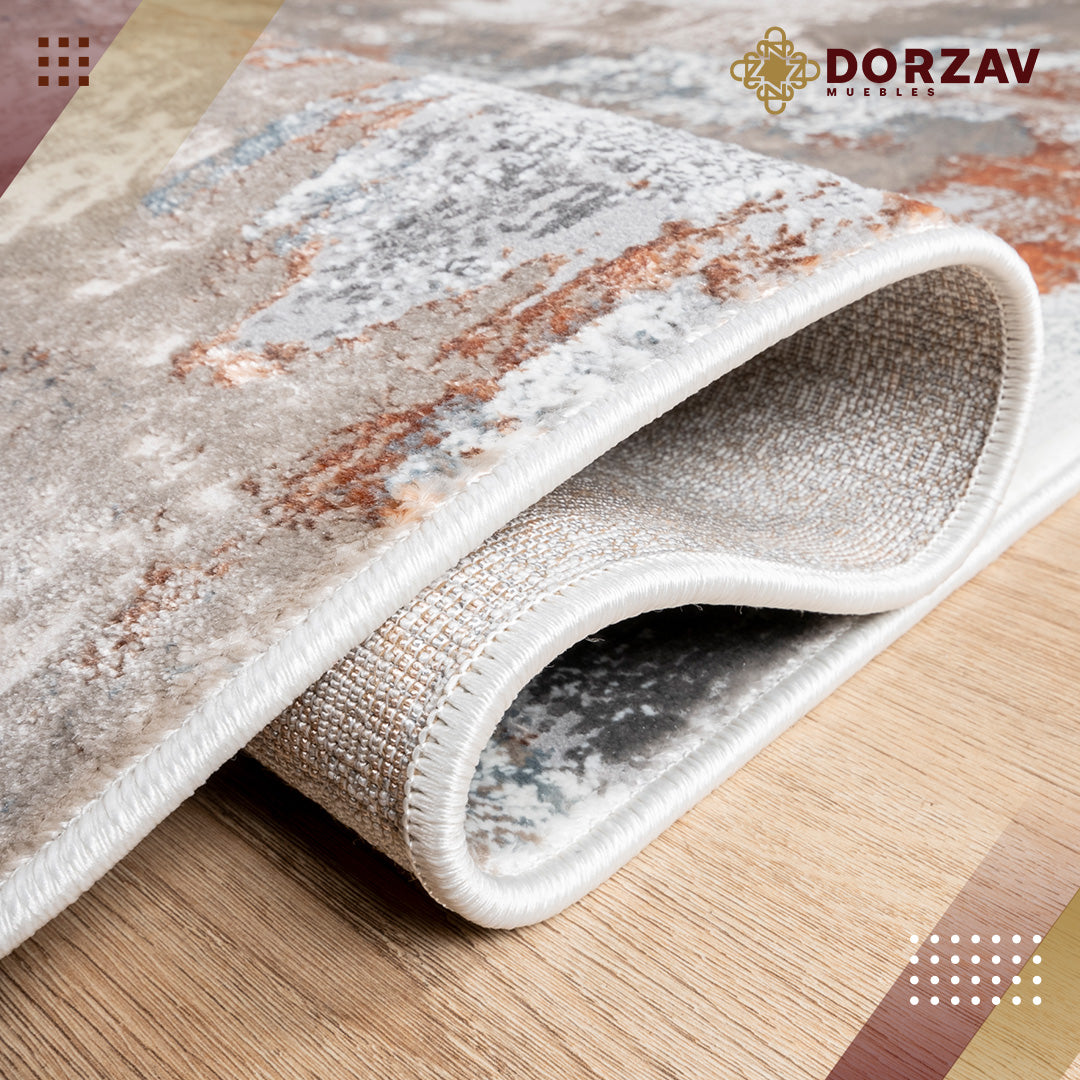 Tapete Decorativo Elif U6031 Crema / Taupe – Abstracto · Interior