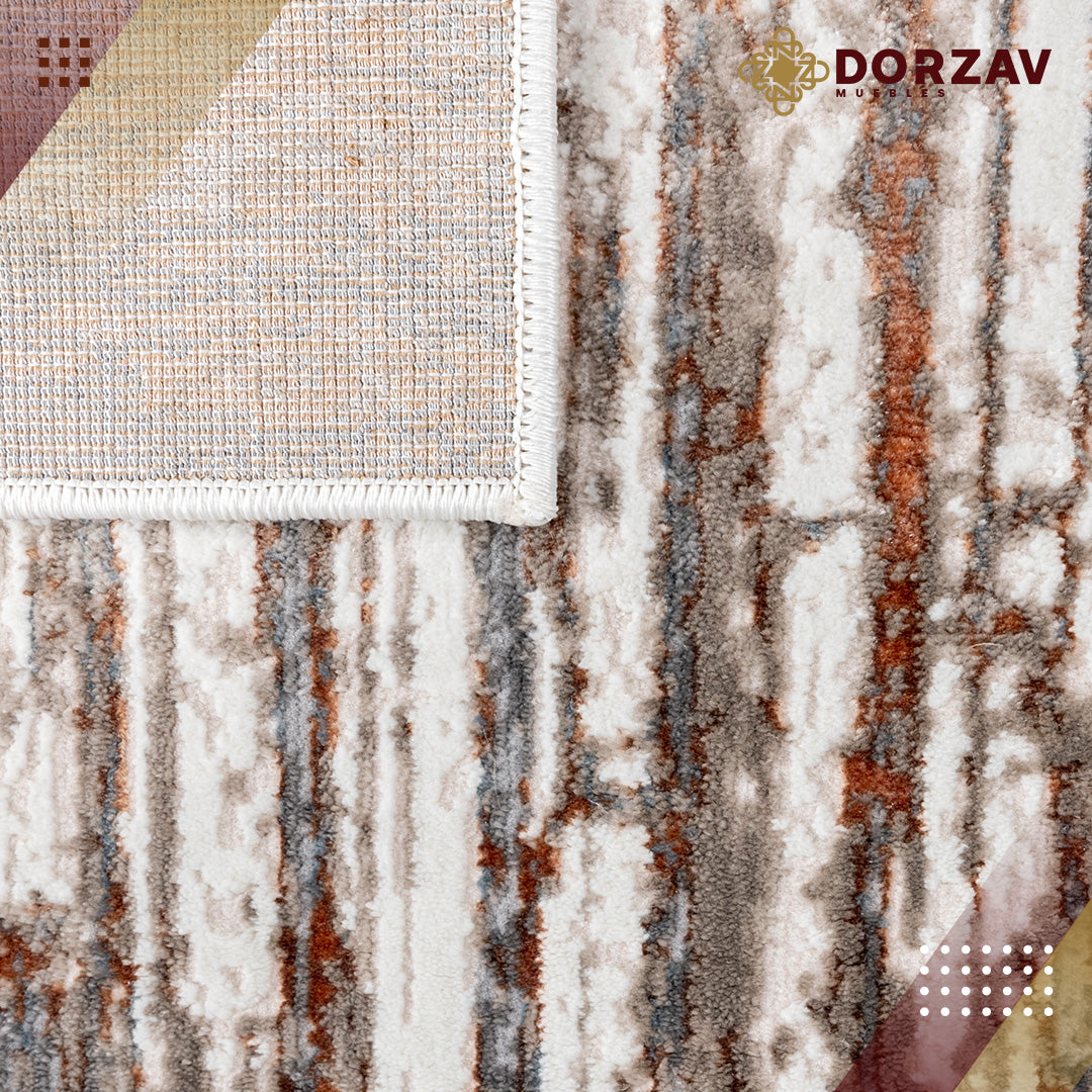 Tapete Decorativo Elif U6032 Crema / Taupe – Abstracto · Interior