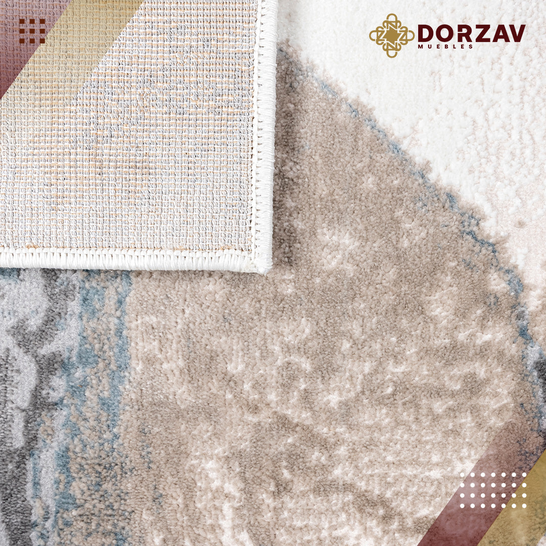 Tapete Decorativo Elif U6033 Plata / Taupe – Abstracto · Interior