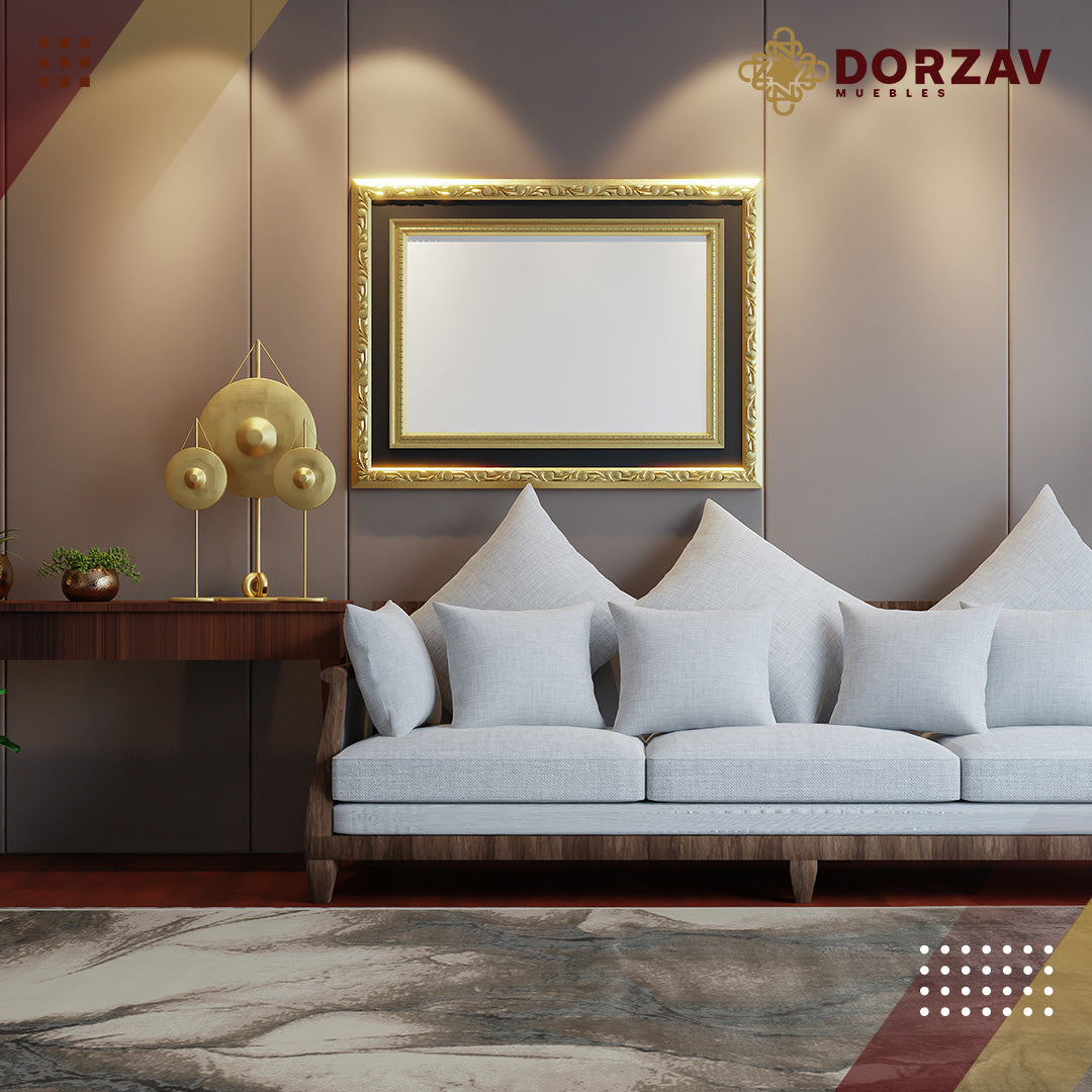 Tapete Decorativo Elif U6033 Plata / Taupe – Abstracto · Interior