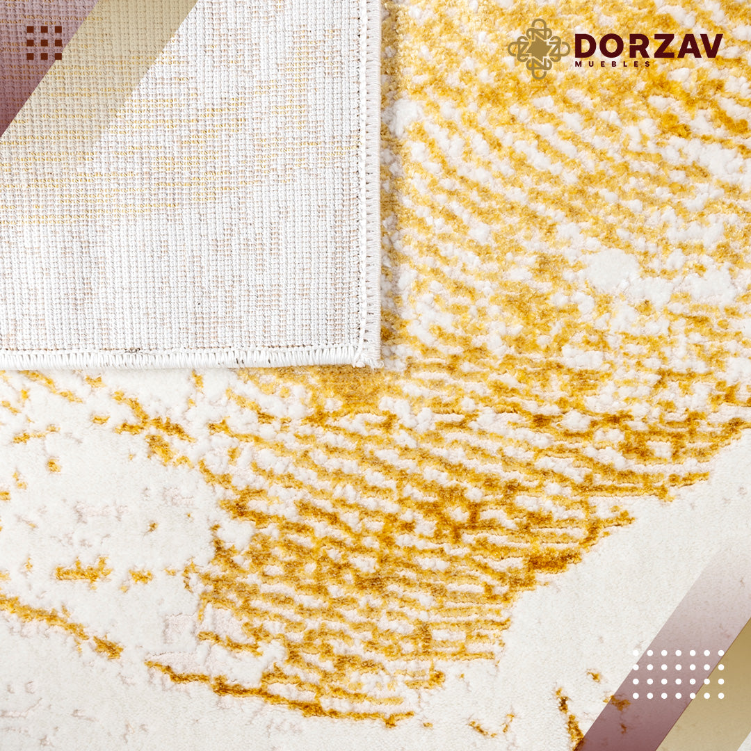 Tapete Decorativo Elif U6034 Oro / Taupe – Abstracto · Interior