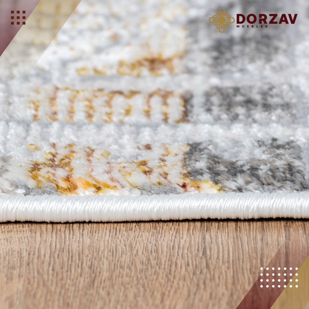 Tapete Decorativo Elif U6035 Oro / Taupe – Abstracto · Interior