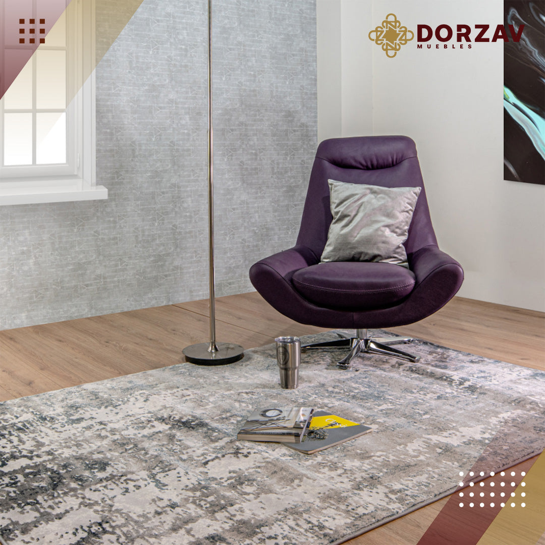 Tapete Decorativo Erzin T9004 Gris / Gris – Abstracto · Interior