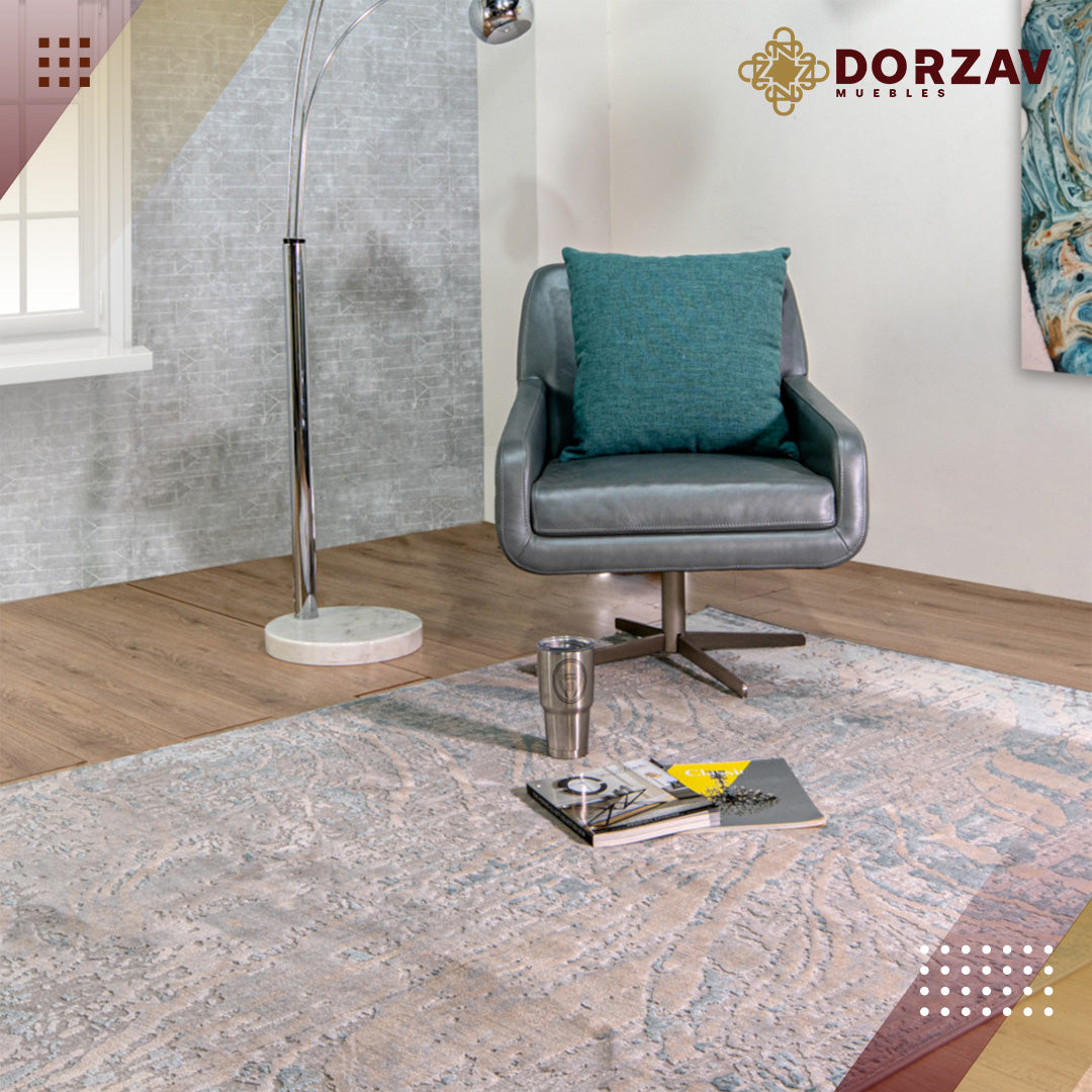 Tapete Decorativo Erzin T9006 Gris / Gris – Abstracto · Interior