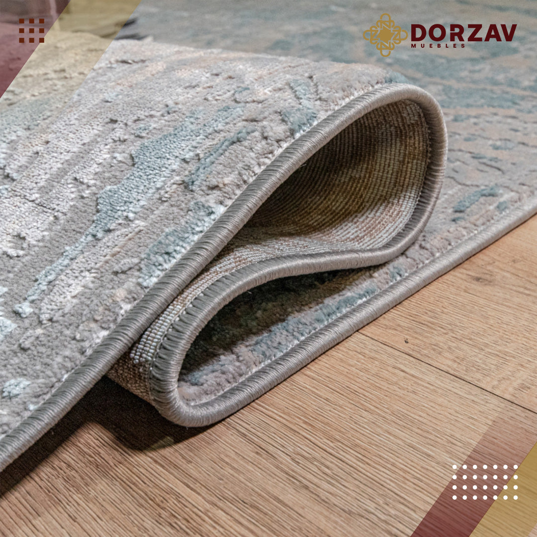 Tapete Decorativo Erzin T9006 Gris / Gris – Abstracto · Interior