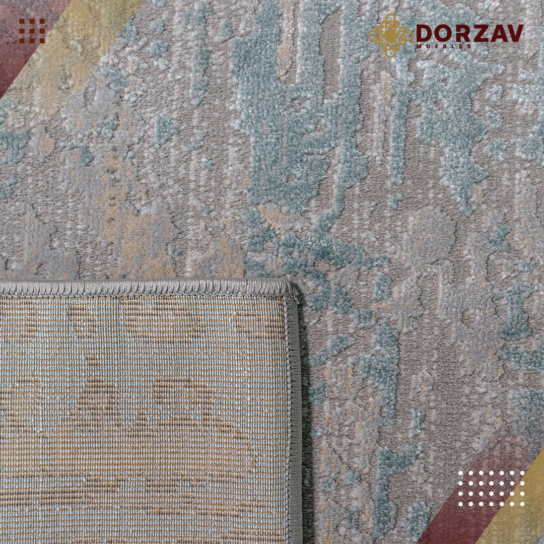 Tapete Decorativo Erzin T9006 Gris / Gris – Abstracto · Interior