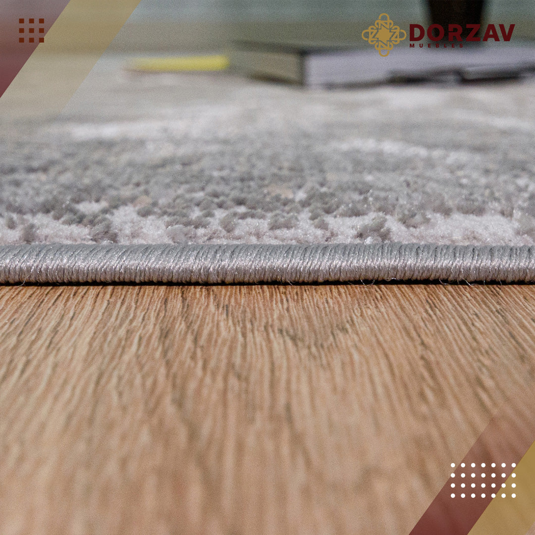Tapete Decorativo Erzin T9009 Gris / Crema – Abstracto · Interior