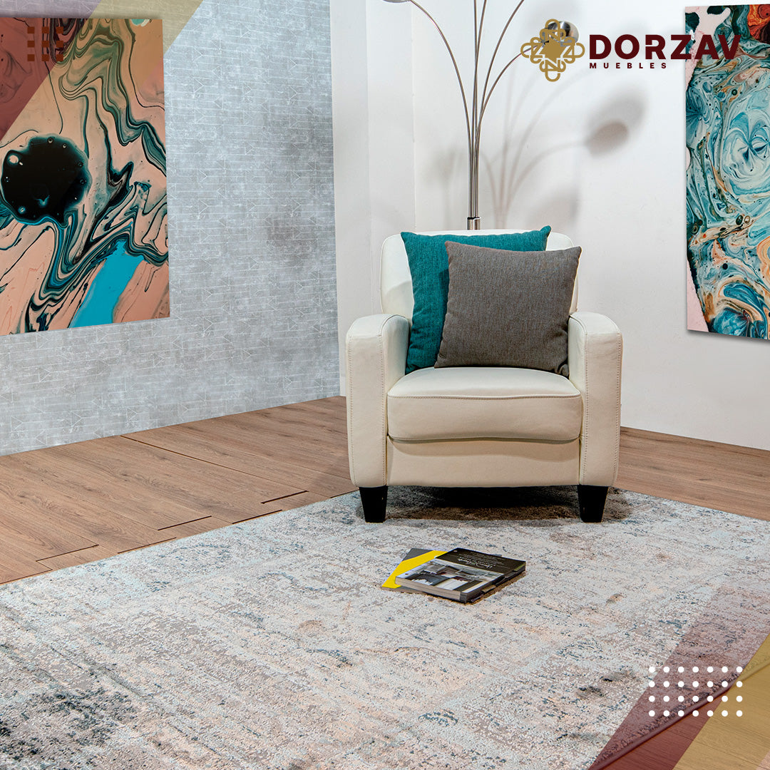 Tapete Decorativo Erzin T9010 Gris / Gris – Abstracto · Interior