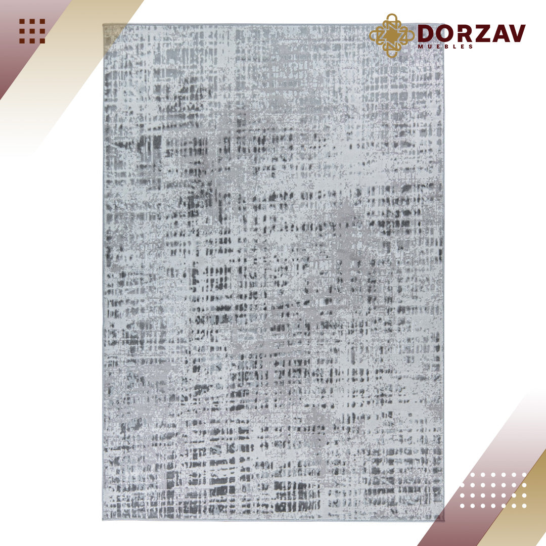 Tapete Decorativo Erzin T9011 Gris / Verde – Abstracto · Interior