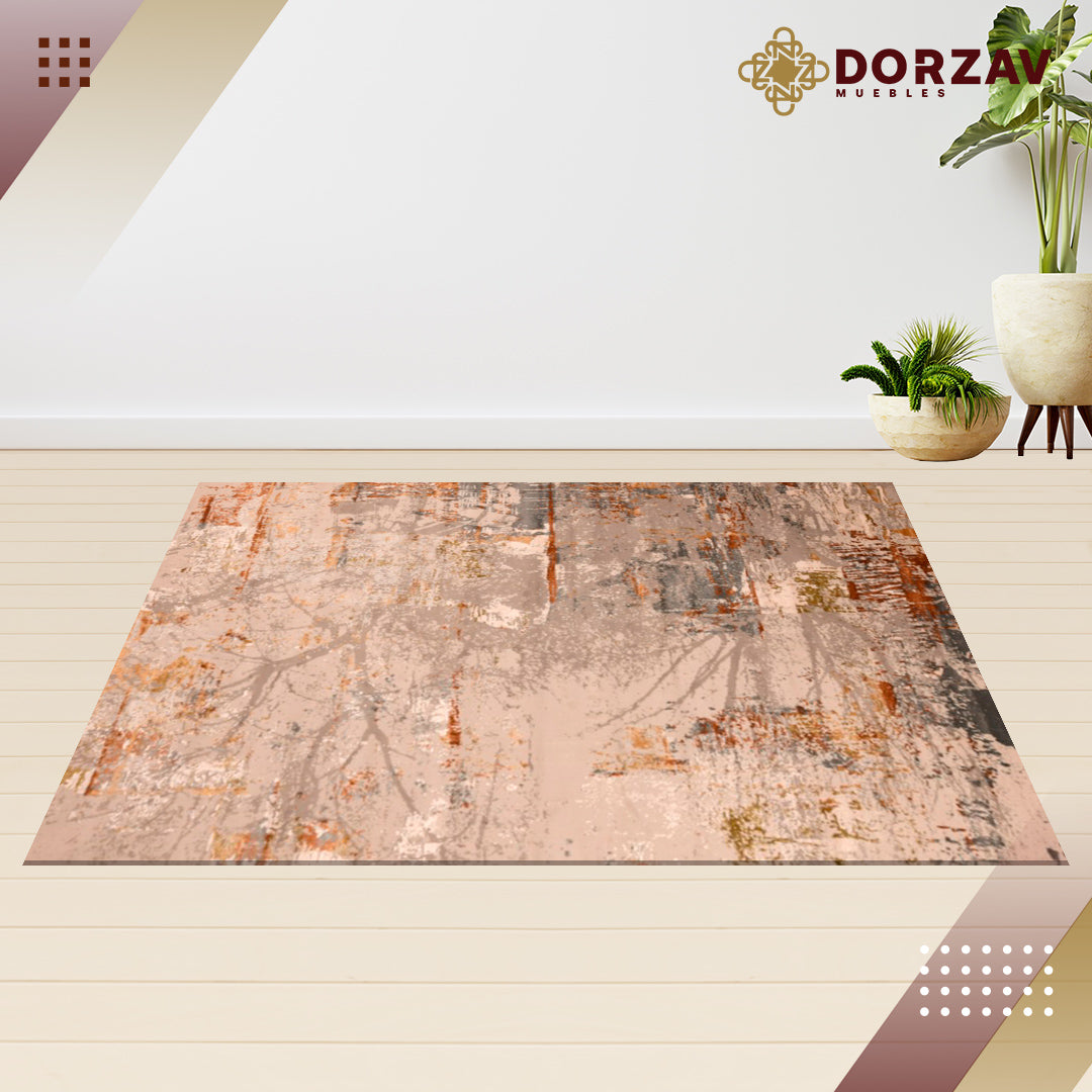 Tapete Decorativo Eymen T2207 Crema / Oro – Abstracto · Interior