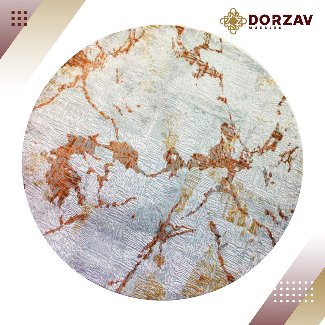 Tapete Decorativo Redondo Eymen T2212