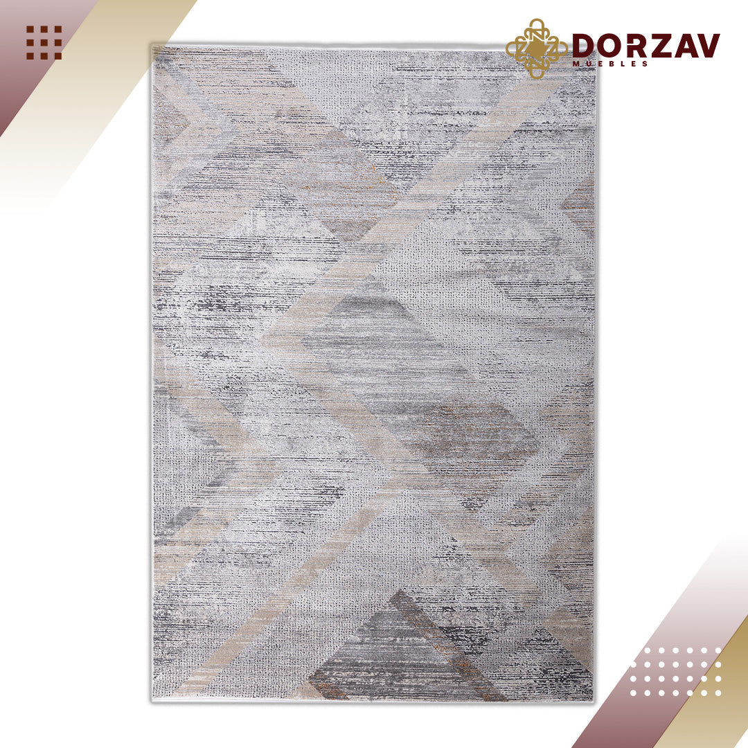 Tapete Decorativo Hadim T2153 Gris / Oro – Abstracto · Interior