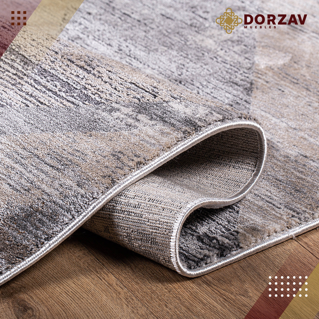 Tapete Decorativo Hadim T2153 Gris / Oro – Abstracto · Interior