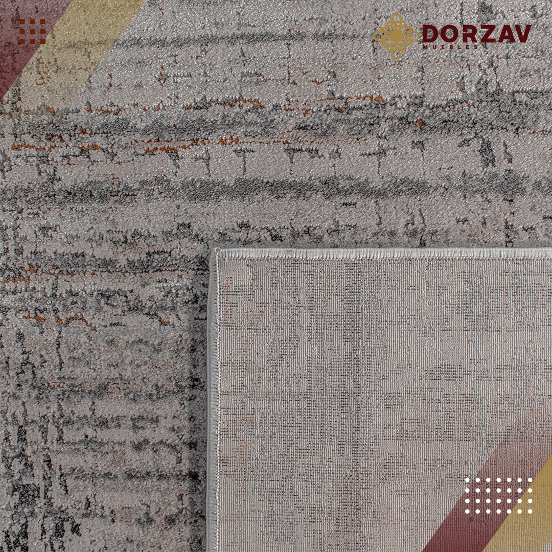 Tapete Decorativo Hadim T2090 Gris / Crema – Abstracto · Interior