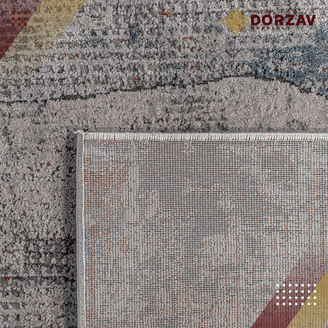 Tapete Decorativo Hadim T2091 Gris / Crema – Abstracto · Interior