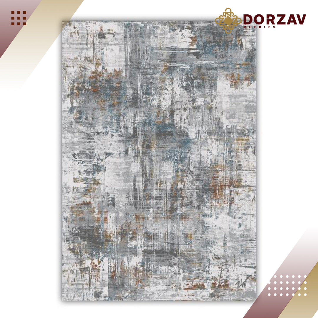 Tapete Decorativo Hadim T2092 Crema / Oro – Abstracto · Interior