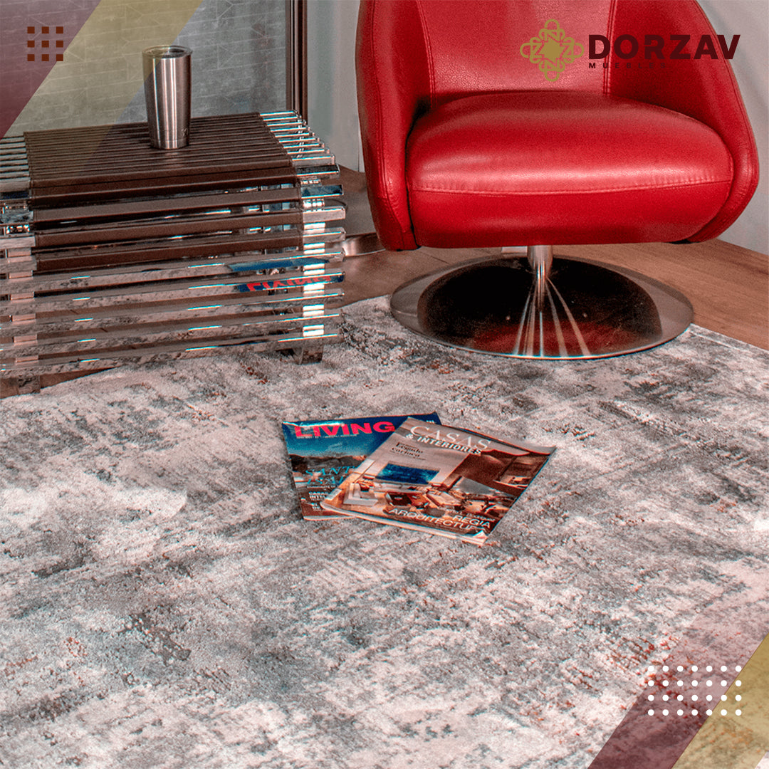 Tapete Decorativo Hadim T2092 Crema / Oro – Abstracto · Interior