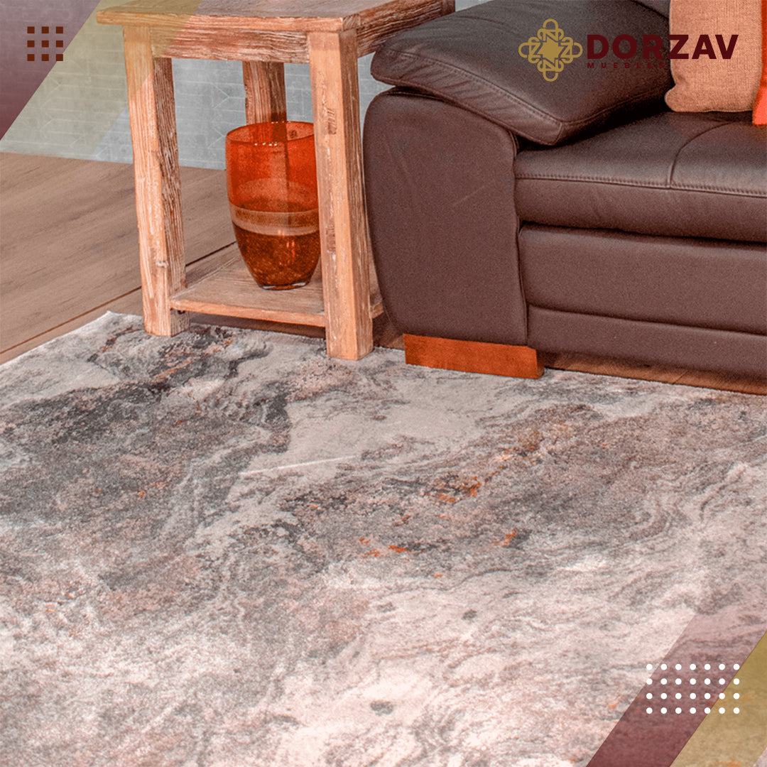 Tapete Decorativo Hadim T2095 Gris / Crema – Abstracto · Interior