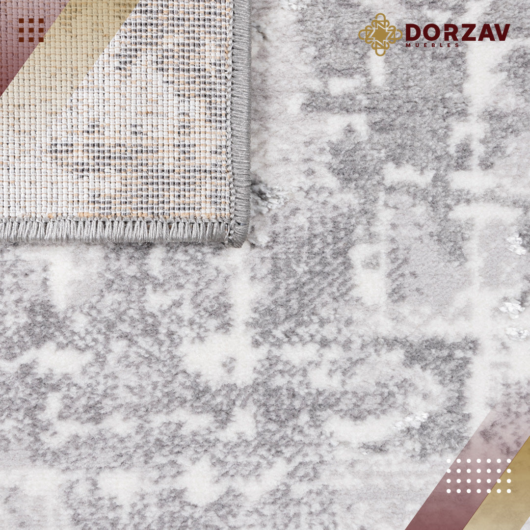 Tapete Decorativo Jasmine U5011 Gris / Negro – Abstracto · Interior