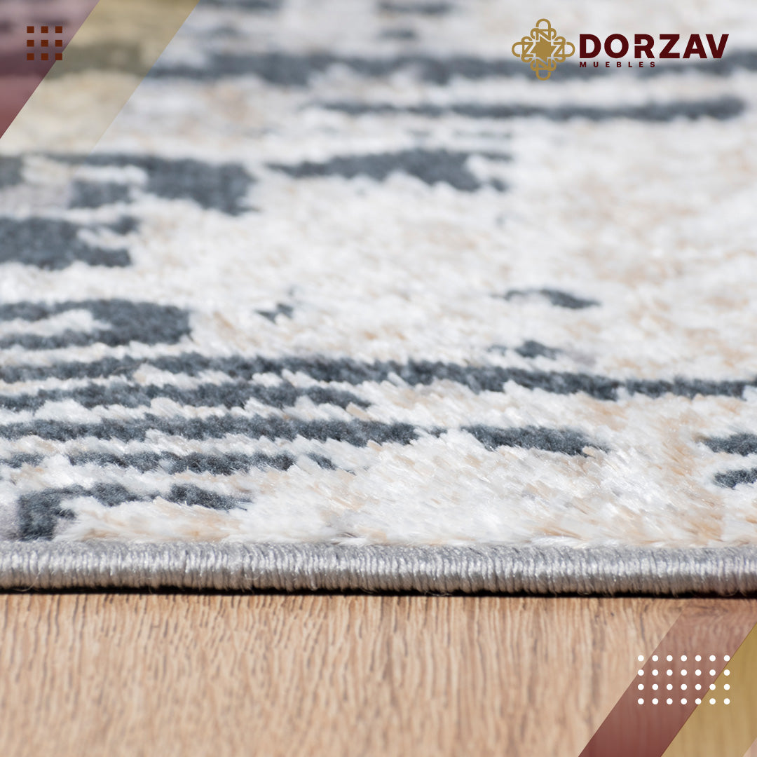 Tapete Decorativo Jasmine U5014 Gris / Negro – Abstracto · Interior