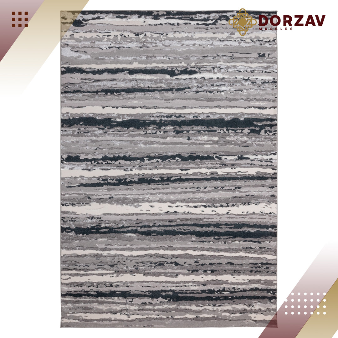 Tapete Decorativo Jasmine U5015 Gris / Oro – Abstracto · Interior