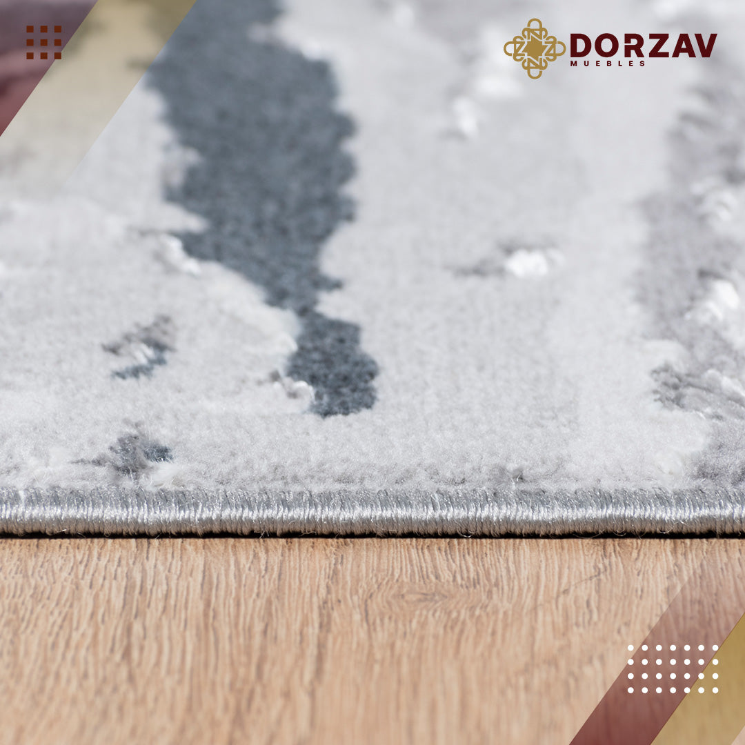 Tapete Decorativo Jasmine U5015 Gris / Oro – Abstracto · Interior