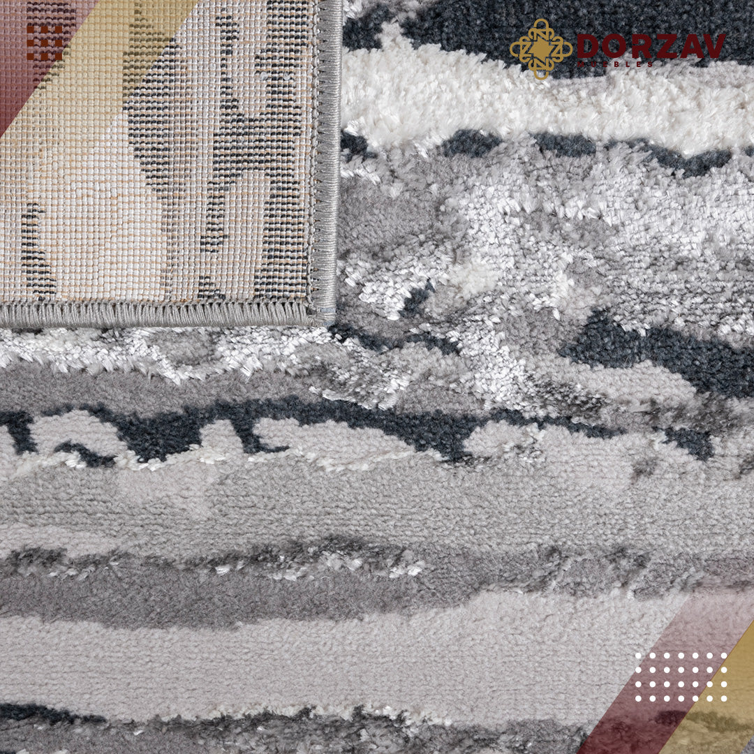 Tapete Decorativo Jasmine U5015 Gris / Oro – Abstracto · Interior