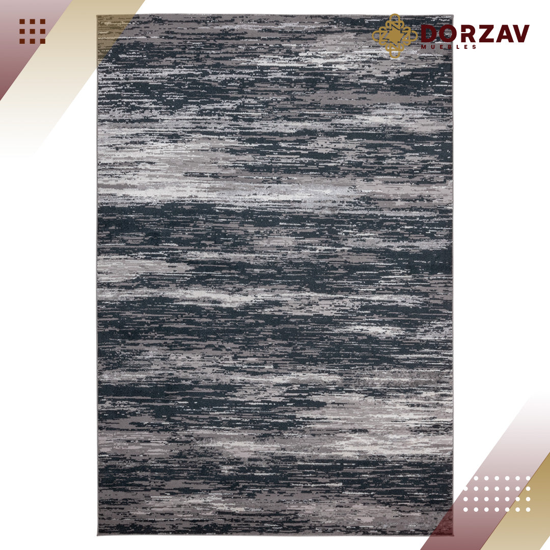 Tapete Decorativo Jasmine U5016 Gris / Negro – Abstracto · Interior