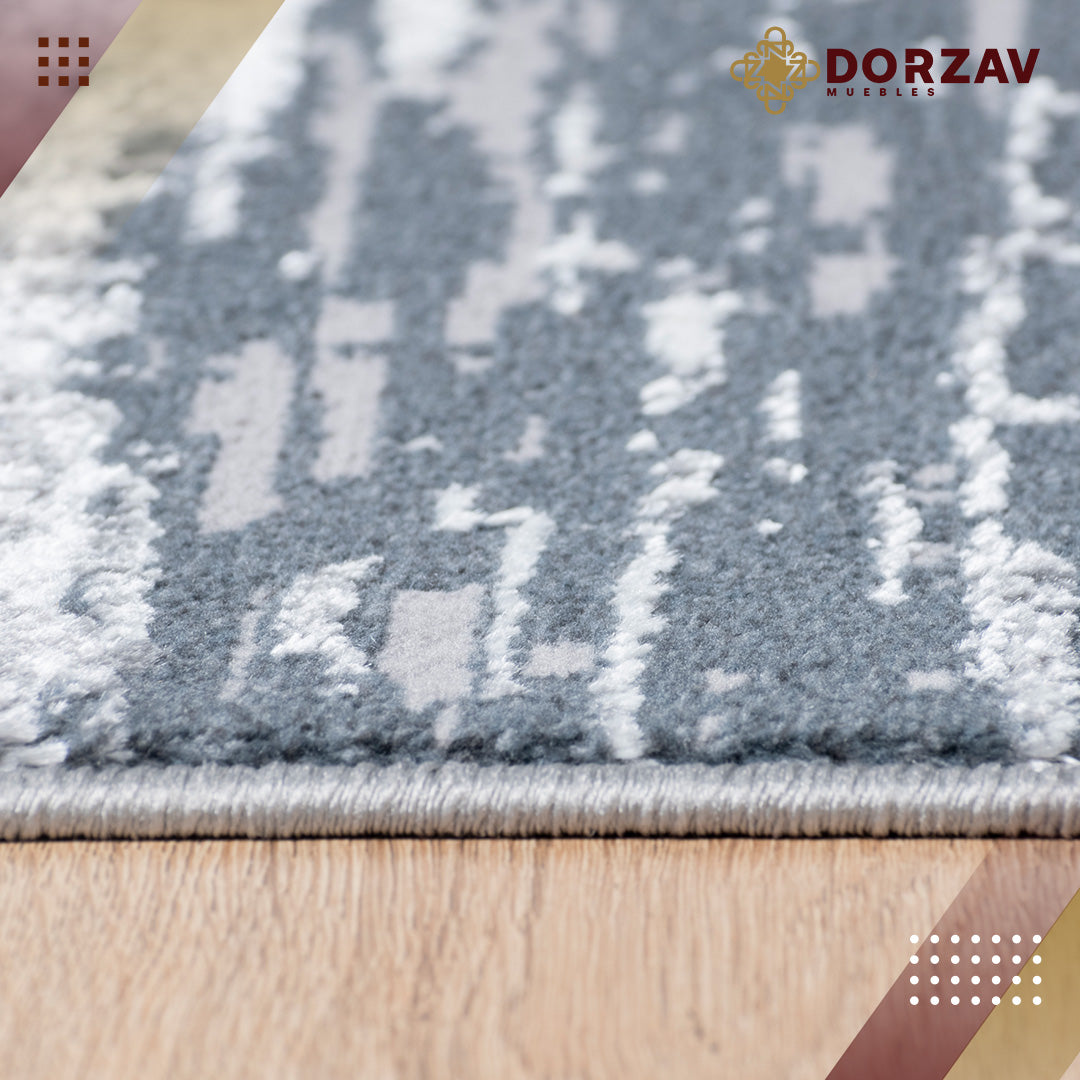 Tapete Decorativo Jasmine U5016 Gris / Negro – Abstracto · Interior