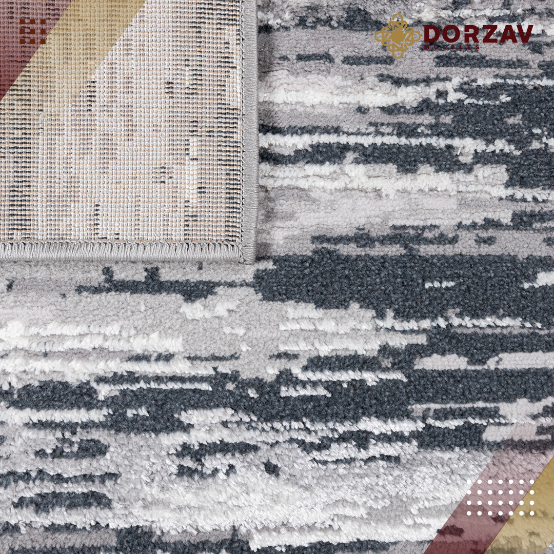 Tapete Decorativo Jasmine U5016 Gris / Negro – Abstracto · Interior