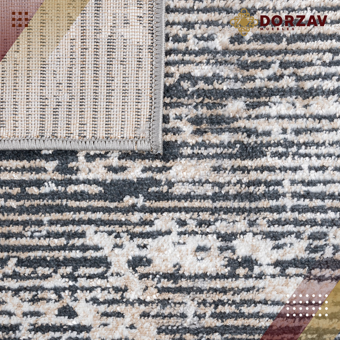 Tapete Decorativo Jasmine U5017 Gris / Negro – Abstracto · Interior