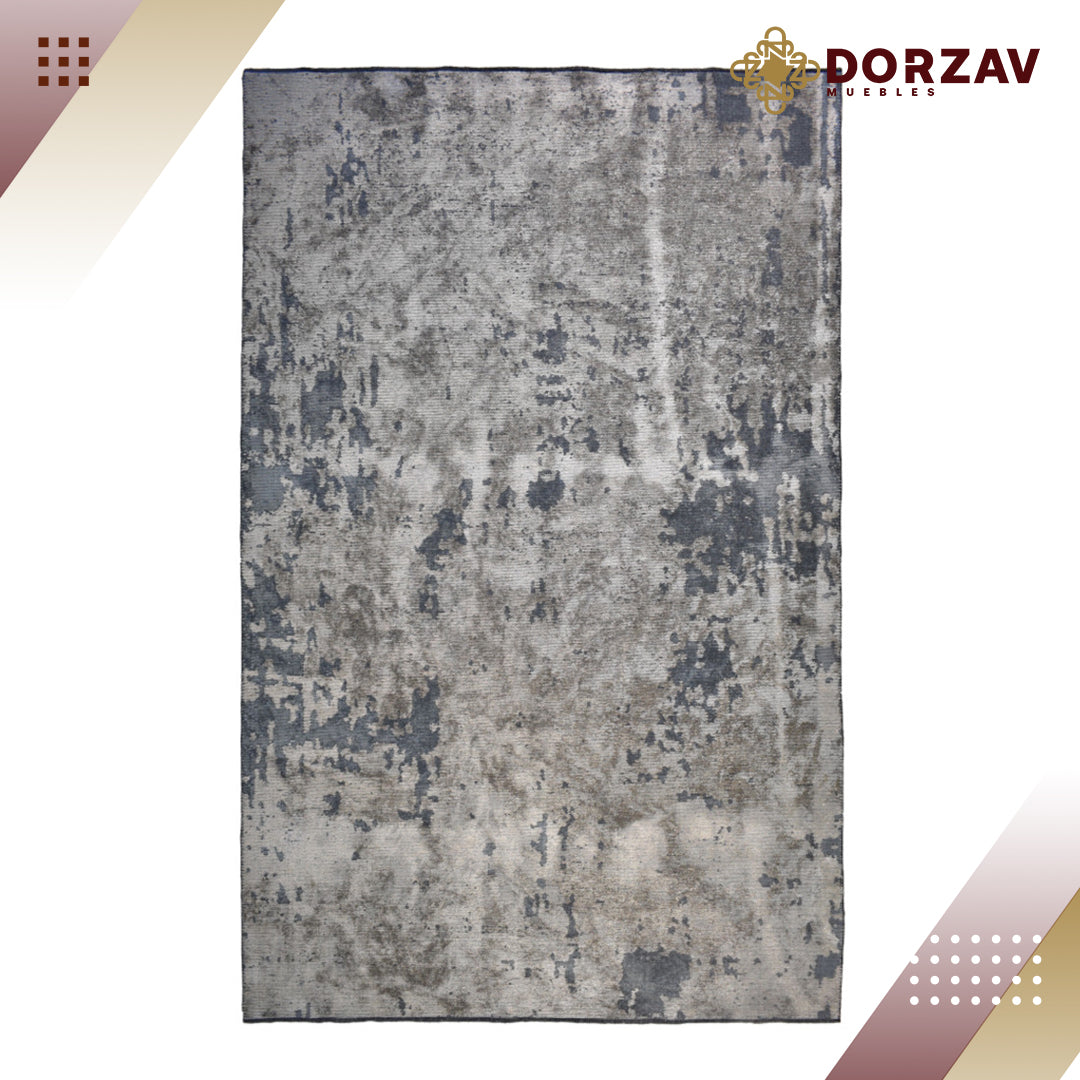 Tapete Decorativo Kabala T8008 Gris / Oro – Abstracto · Interior