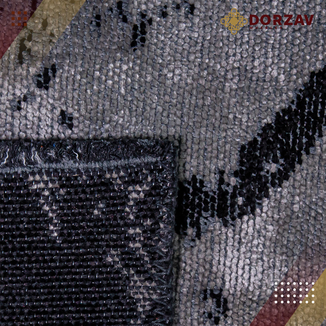 Tapete Decorativo Kabala T8010 Gris / Azul – Abstracto · Interior