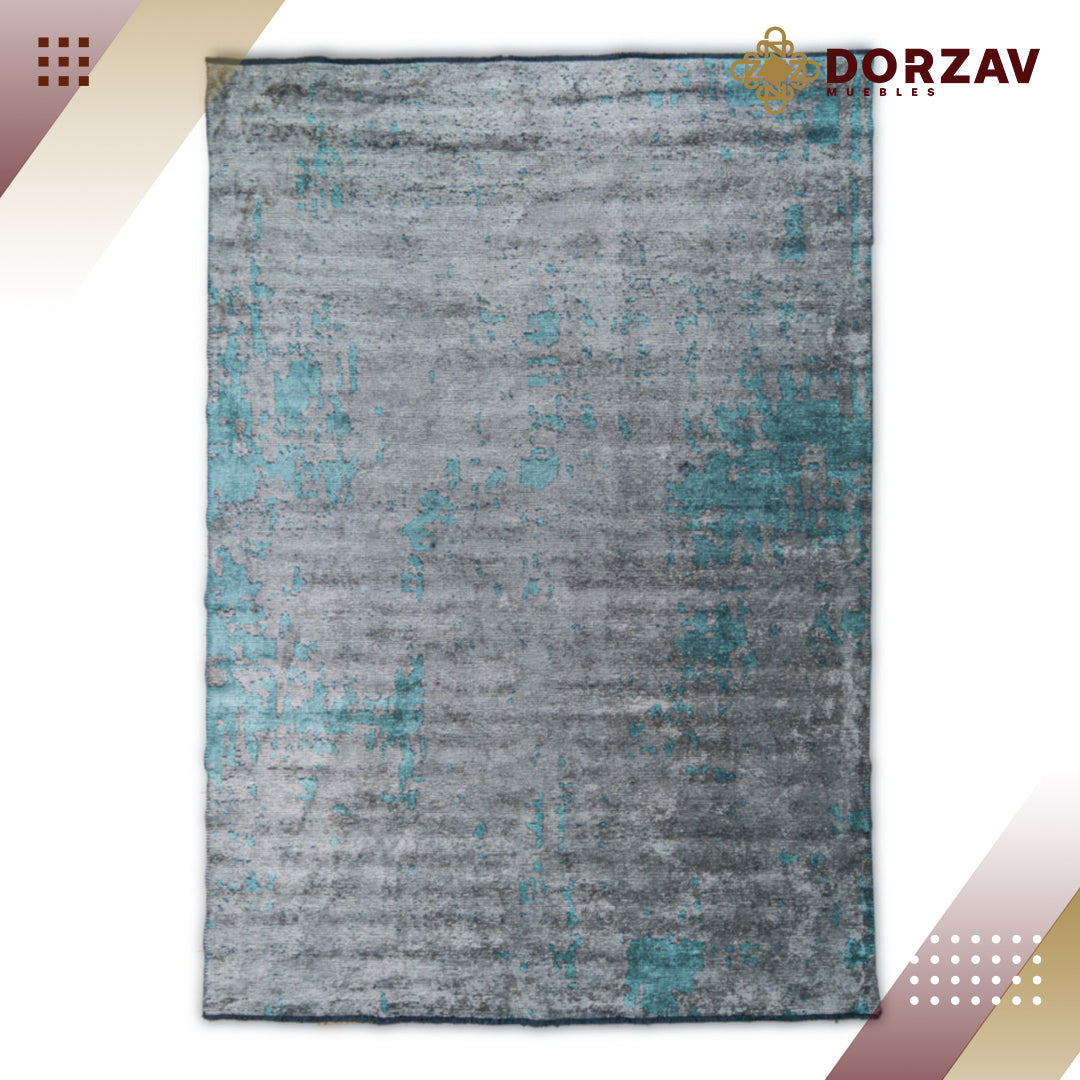 Tapete Decorativo Kabala T8013 Azu / Gris – Abstracto · Interior