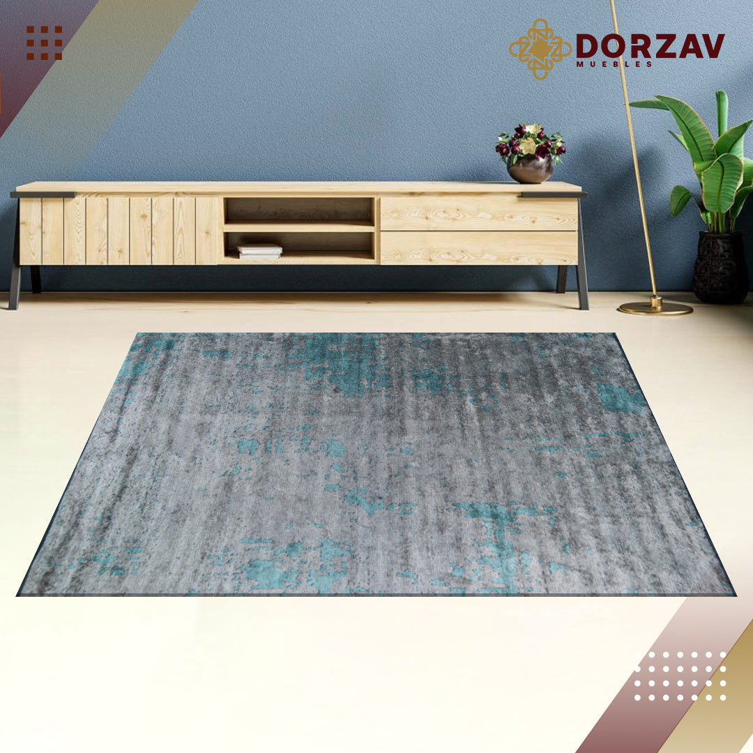 Tapete Decorativo Kabala T8013 Azu / Gris – Abstracto · Interior