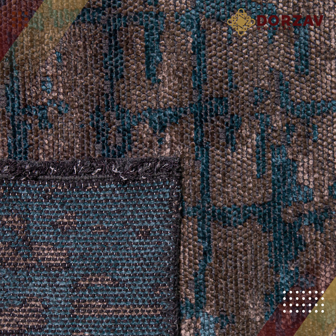 Tapete Decorativo Kabala T8014 Gris / Plata – Geométrico · Interior
