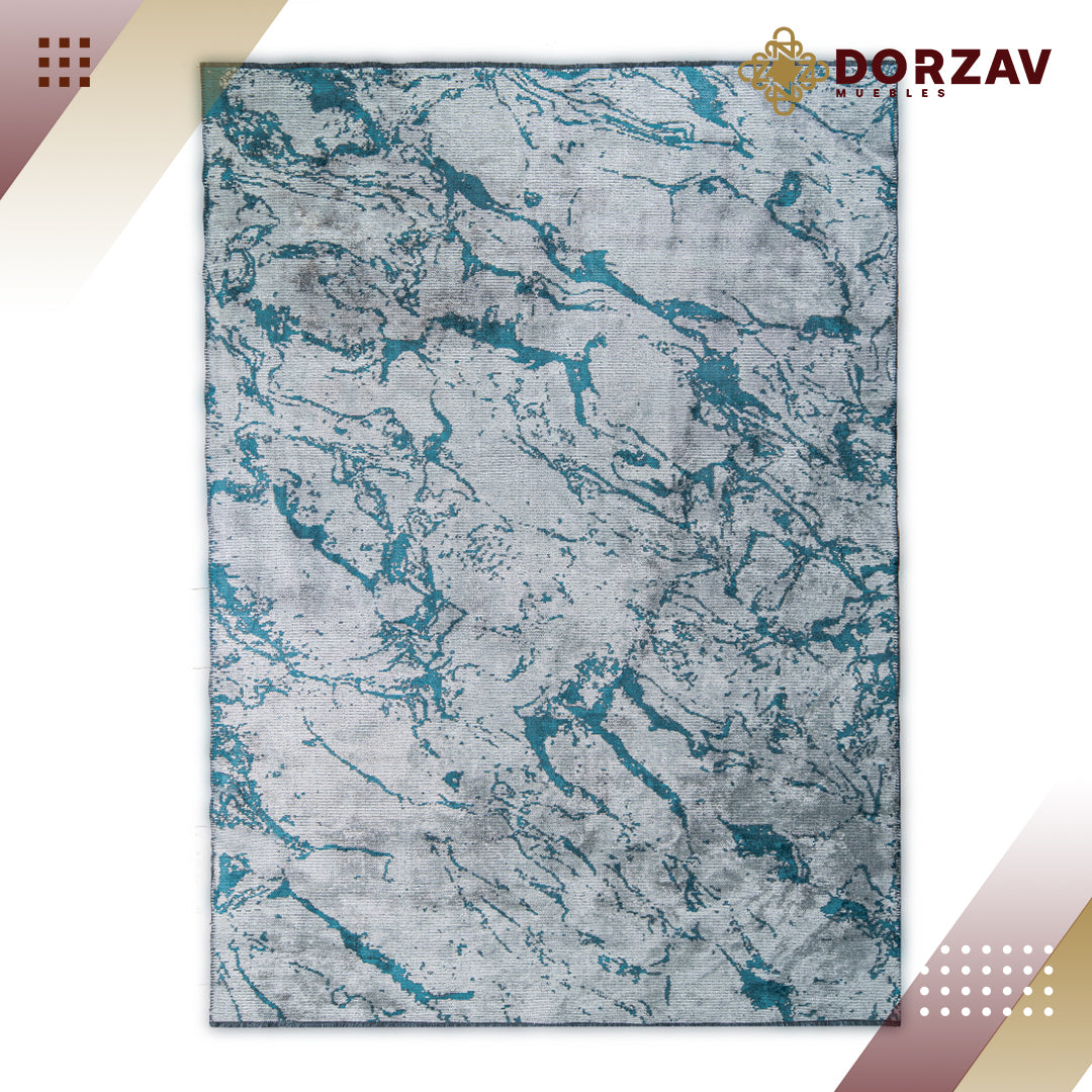 Tapete Decorativo Kabala T8017 Gris / Oro – Abstracto · Interior