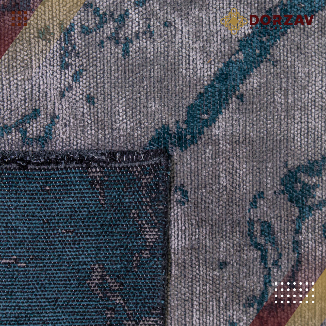 Tapete Decorativo Kabala T8017 Gris / Oro – Abstracto · Interior