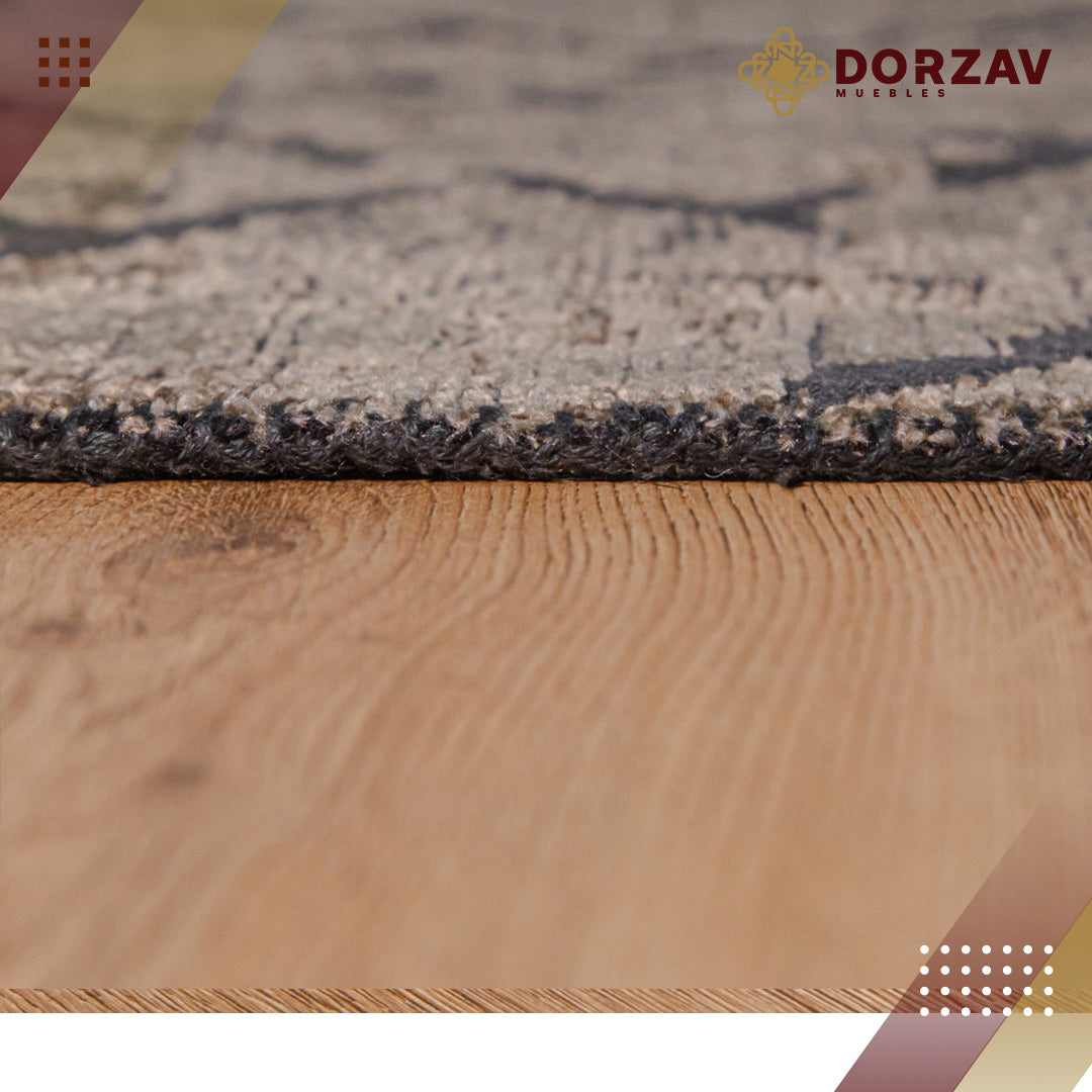 Tapete Decorativo Kabala T8018 Azul / Gris – Geométrico · Interior