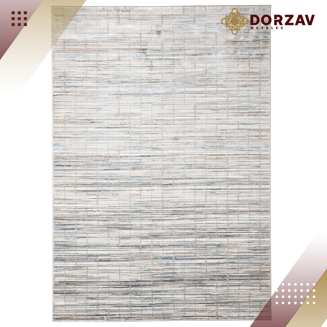 Tapete Decorativo Kestel T2220 Crema / Gris – Abstracto · Interior