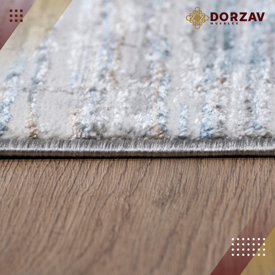 Tapete Decorativo Kestel T2220 Crema / Gris – Abstracto · Interior