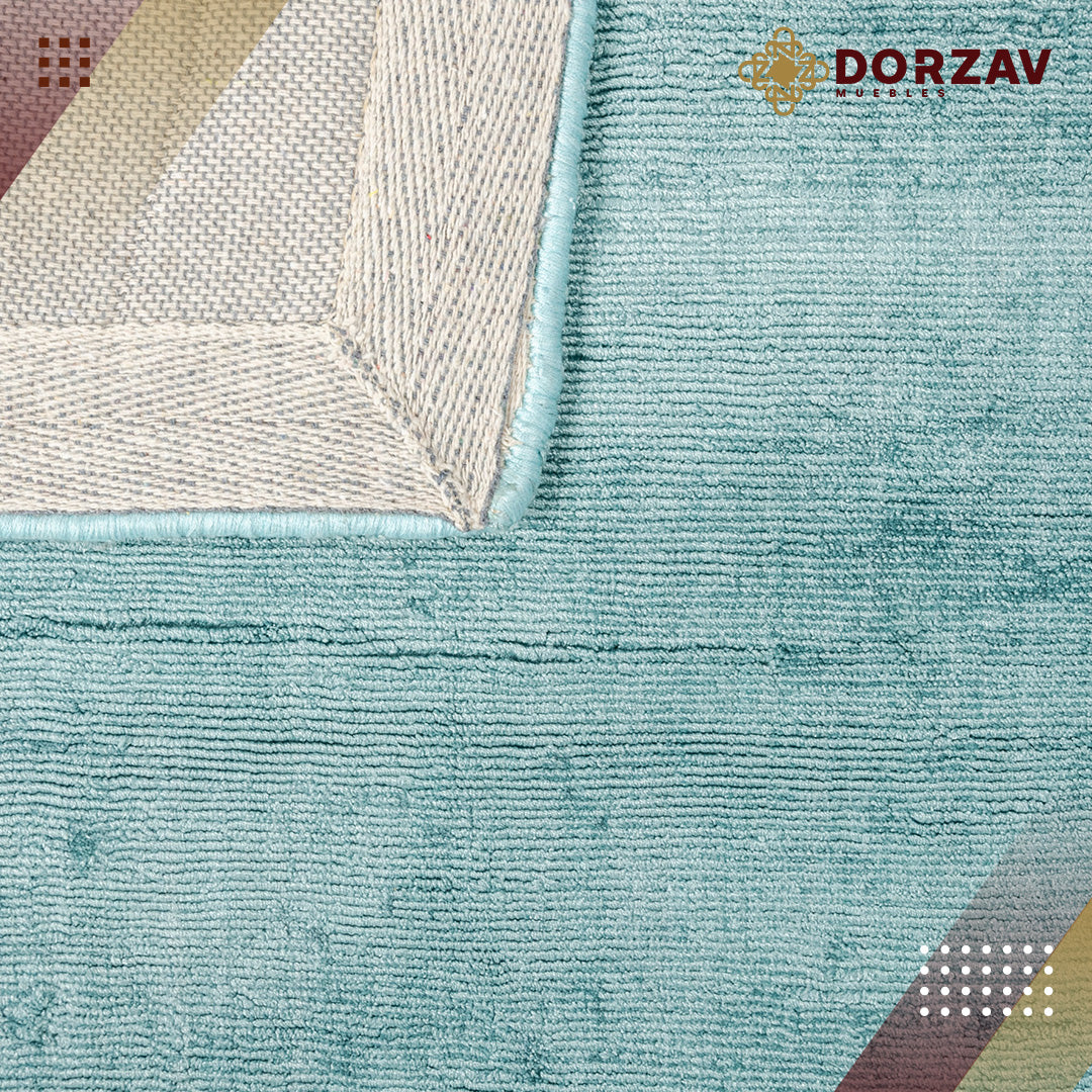 Tapete Decorativo Kiara D3016 Naranja Quemado – Contemporáneo · Interior