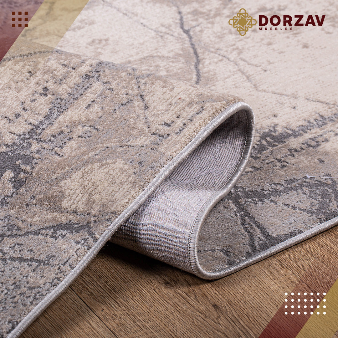 Tapete Decorativo Mardin T4015 Gris / Gris – Abstracto · Interior