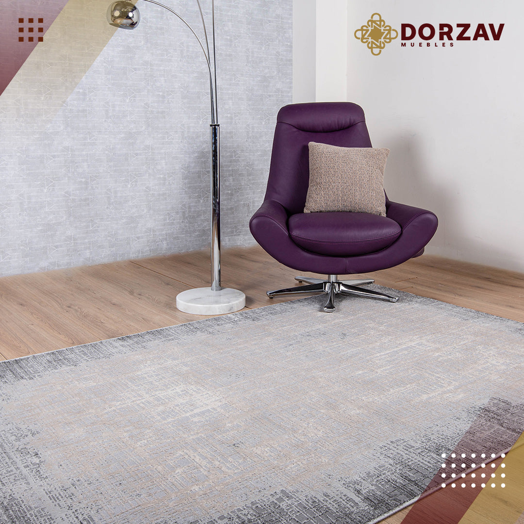 Tapete Decorativo Mardin T4016 Gris / Gris – Contemporáneo · Interior