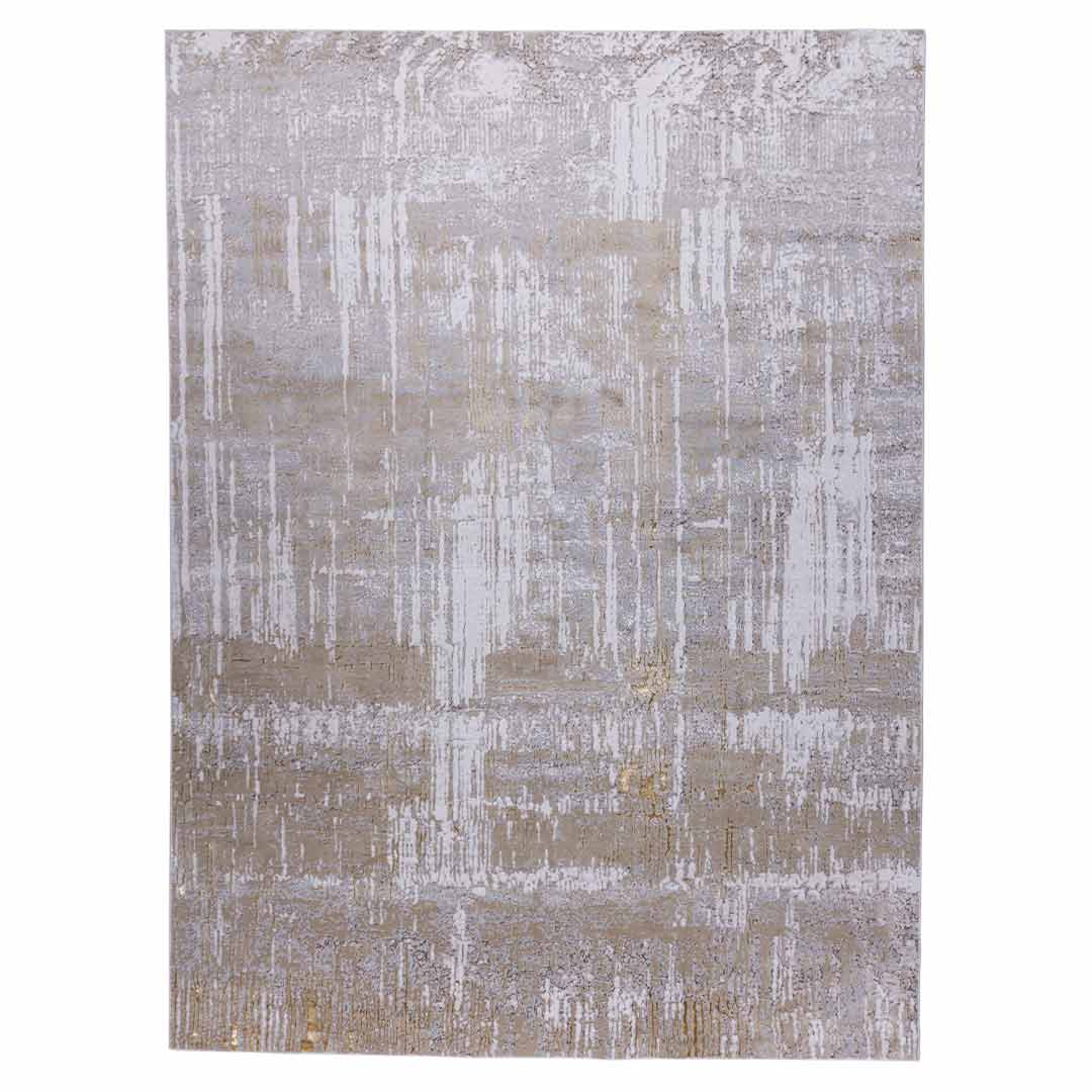 Tapete Decorativo Nela 1019C Dorado – Abstracto · Interior