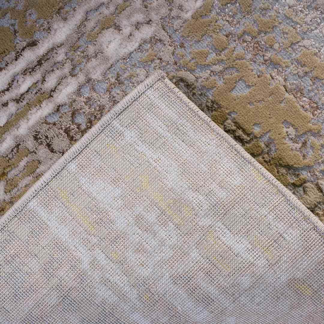 Tapete Decorativo Nela 1019C Dorado – Abstracto · Interior