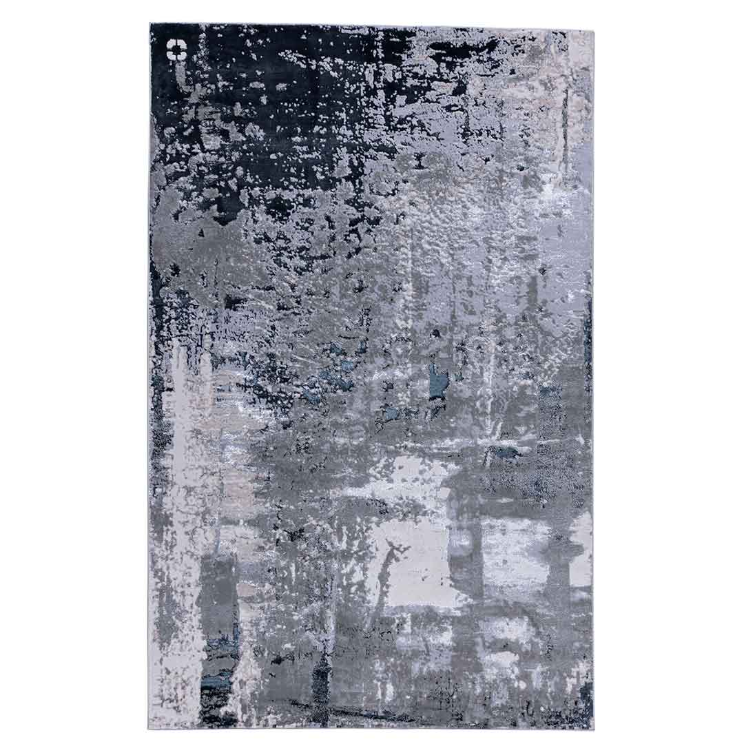 Tapete Decorativo Nela 1004C Negro / Azul – Abstracto · Interior