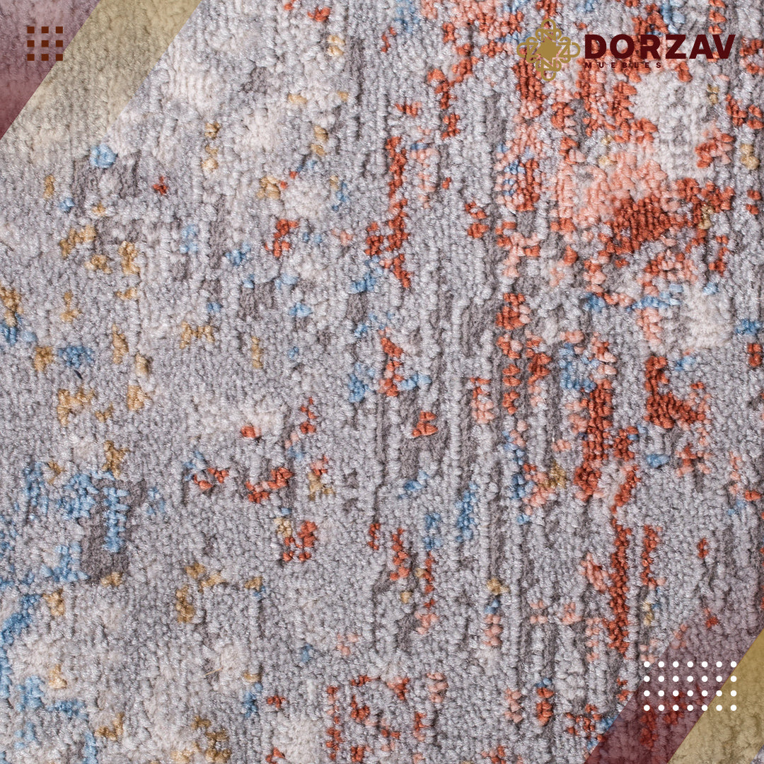 Tapete Decorativo Nida U2030 Creama / Salmón – Abstracto · Interior