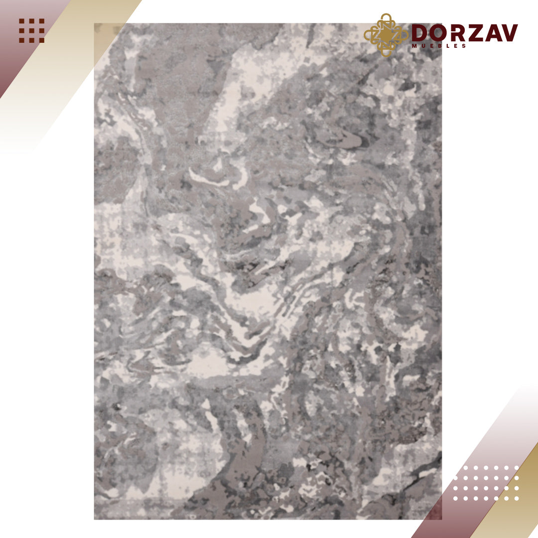 Tapete Decorativo Samira U5001 Gris / Plata – Abstracto · Interior