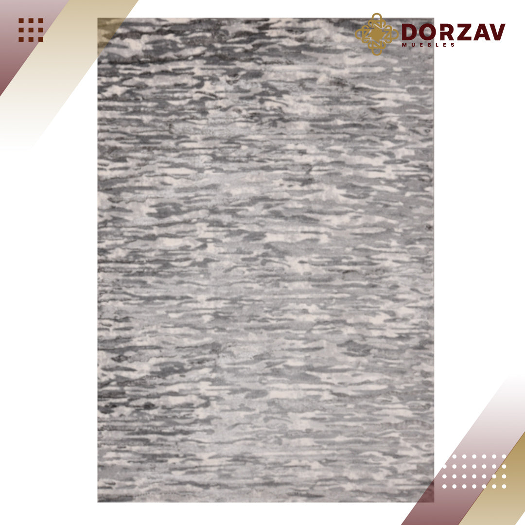 Tapete Decorativo Samira U5002 Gris / Plata – Abstracto · Interior